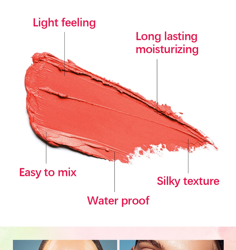 3-in-1 Cream Blush Stick — Lips, Eyes & Cheeks
