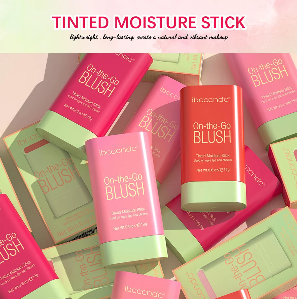 3-in-1 Cream Blush Stick — Lips, Eyes & Cheeks