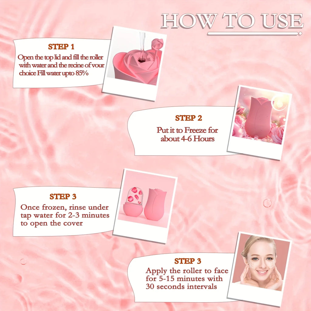 Ice Roller for Face & Eyes — Cooling Glow Tool