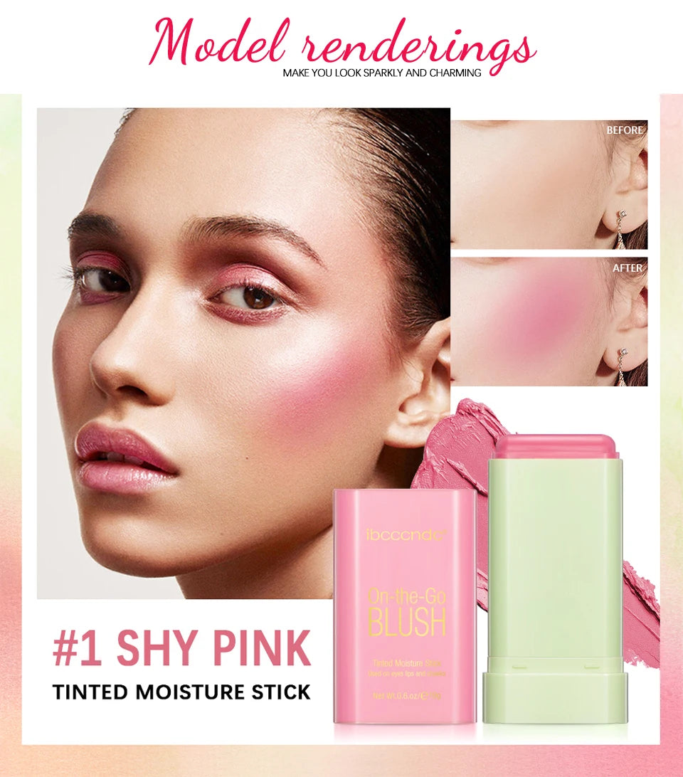 3-in-1 Cream Blush Stick — Lips, Eyes & Cheeks