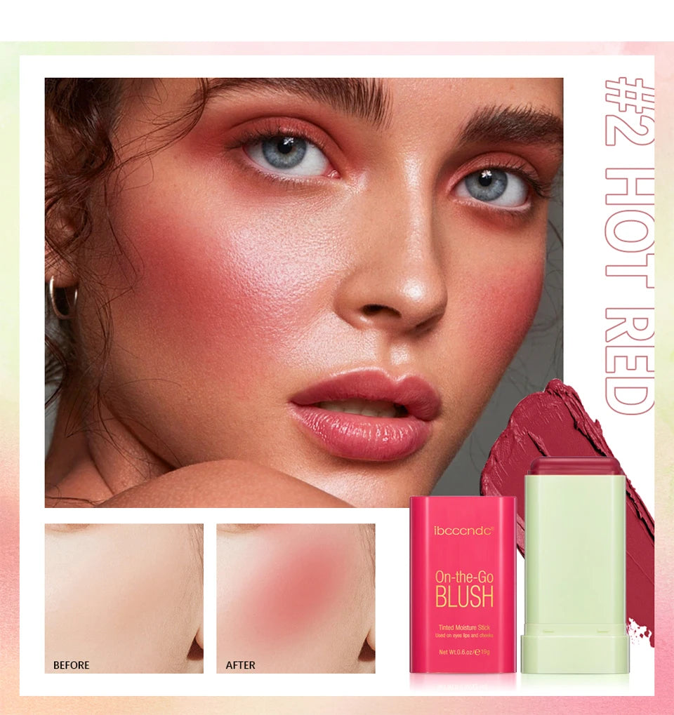 3-in-1 Cream Blush Stick — Lips, Eyes & Cheeks