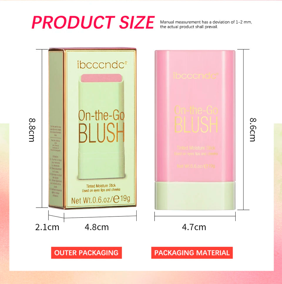 3-in-1 Cream Blush Stick — Lips, Eyes & Cheeks