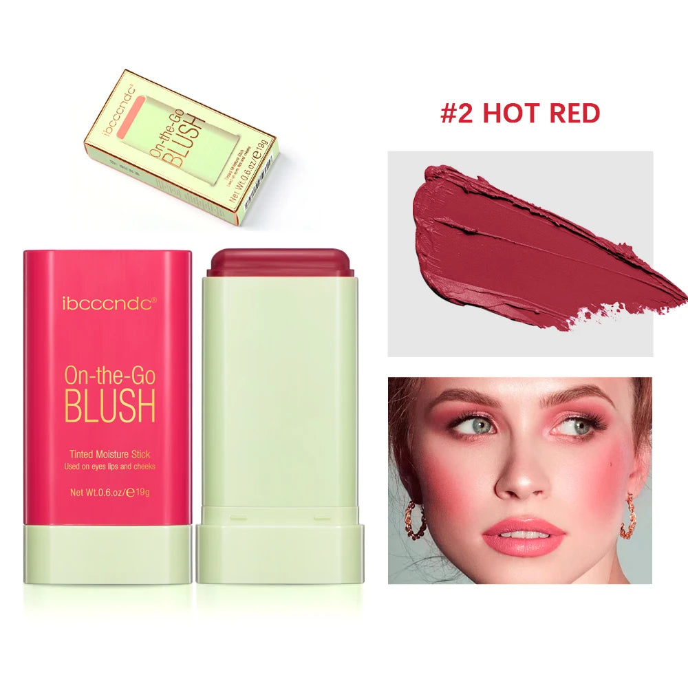 3-in-1 Cream Blush Stick — Lips, Eyes & Cheeks