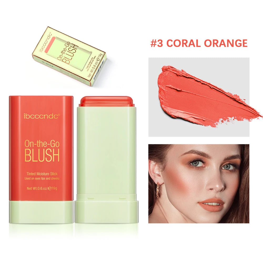 3-in-1 Cream Blush Stick — Lips, Eyes & Cheeks