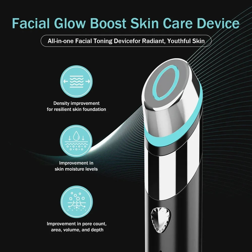 EMS Microcurrent Facial Lifting Device – Pore Tightening & Skin Rejuvenation Tool