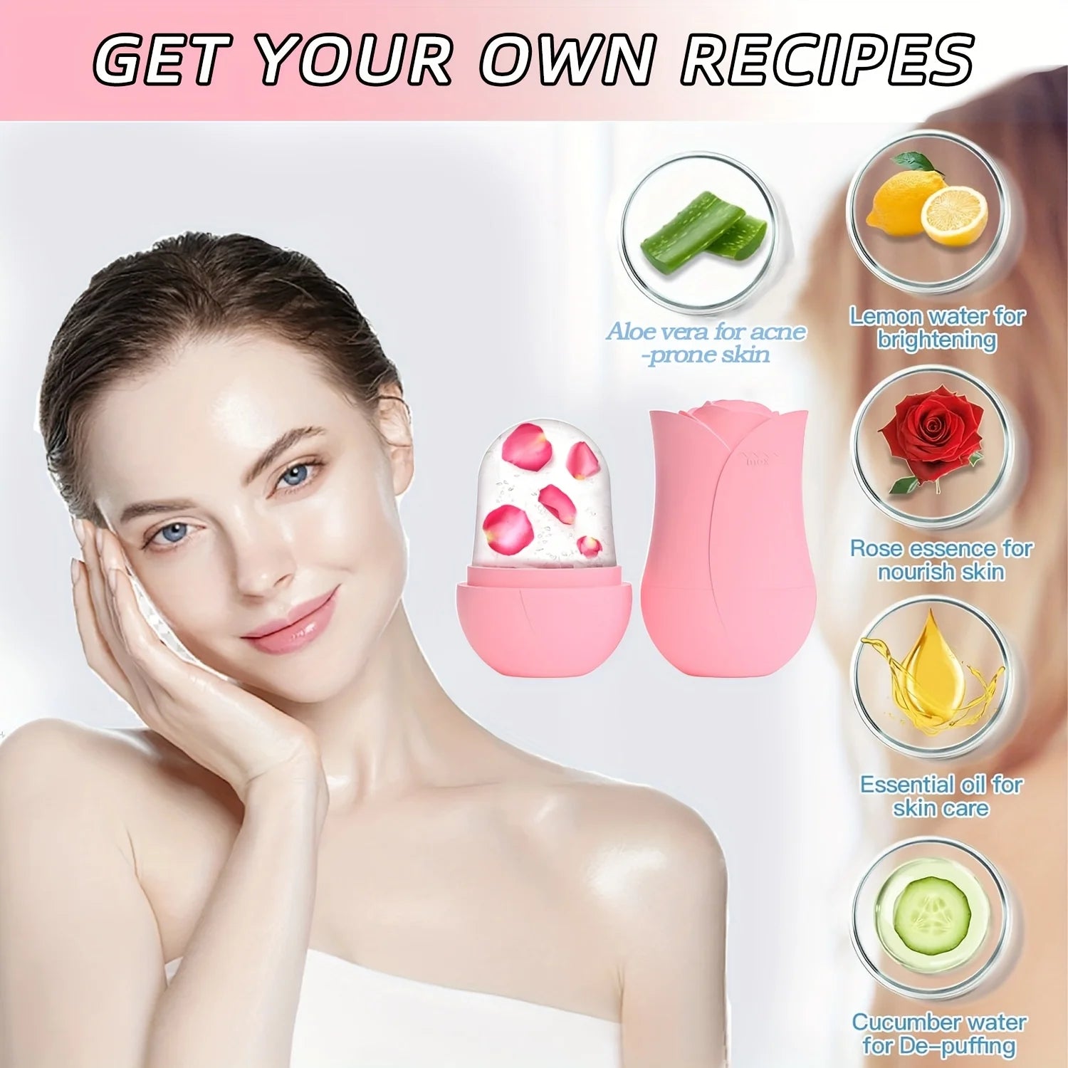 Ice Roller for Face & Eyes — Cooling Glow Tool